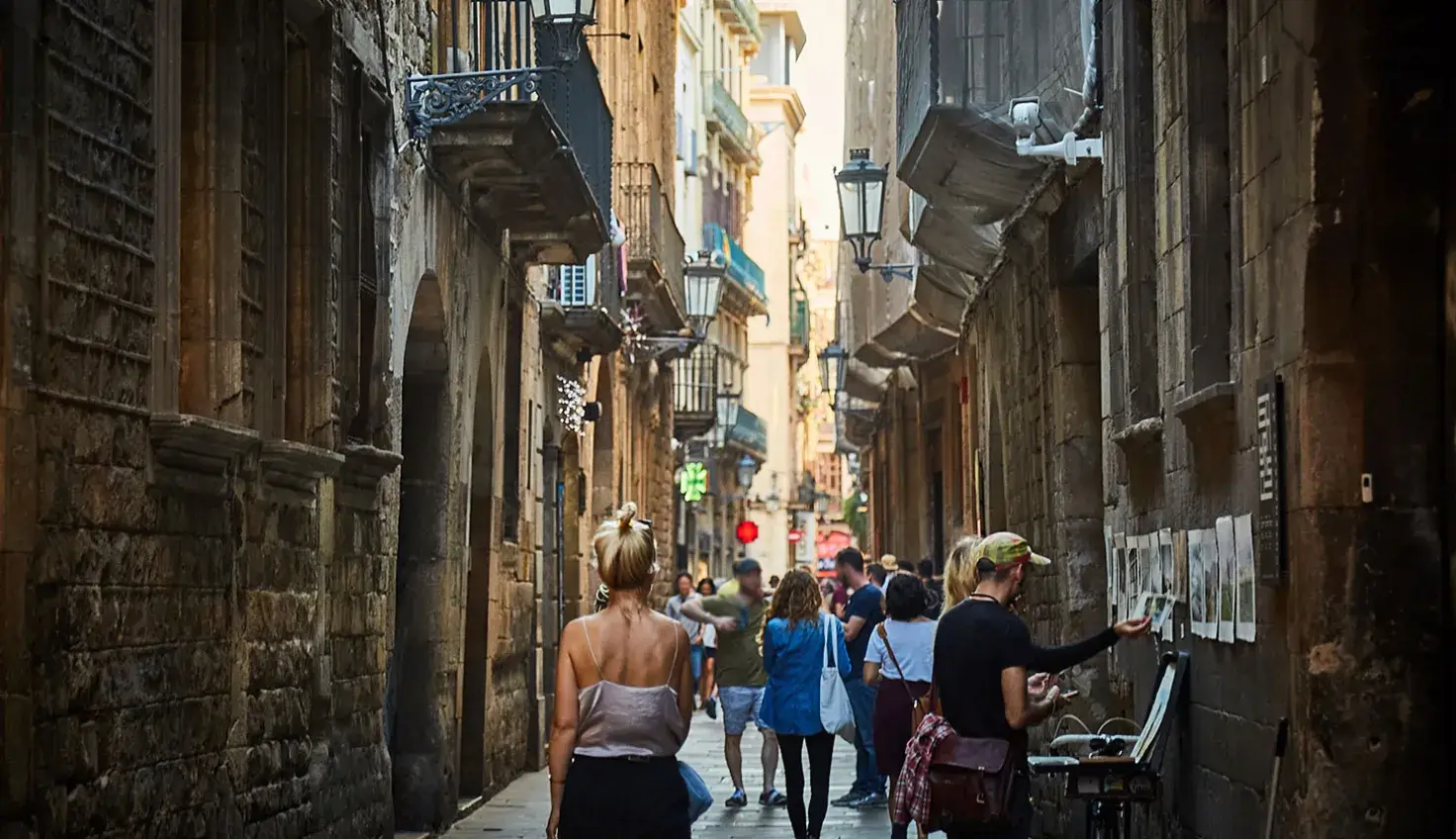 巴塞隆納的 Carrer Montcada