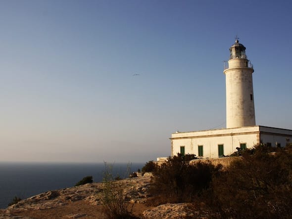 Leuchtturm auf der Insel Formentera