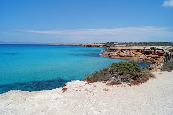 Strände (Cala) auf der Insel
